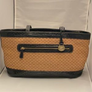 Brahmin Tisbury Collection embossed croc leather